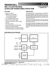 IS62U6416LL-20T datasheet pdf Integrated Silicon Solution Inc