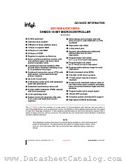 A80C196EA datasheet pdf Intel