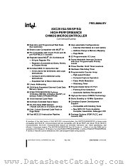 N80C251SQ16 datasheet pdf Intel