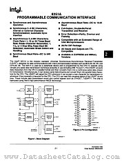 D8251A datasheet pdf Intel