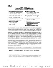 TN28F001BN-T150 datasheet pdf Intel