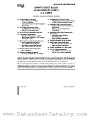 E28F004B5-B80 datasheet pdf Intel