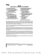 TF28F020-90 datasheet pdf Intel