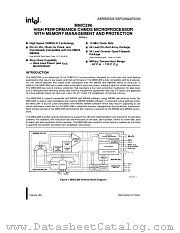 MQ80C286 datasheet pdf Intel