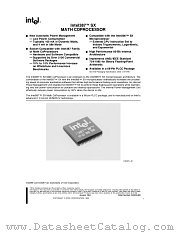 N387SX datasheet pdf Intel