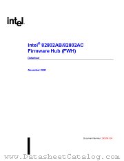 N82802AB datasheet pdf Intel