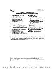 SB83C196NP25 datasheet pdf Intel