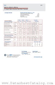 IFN5116 datasheet pdf InterFET Corporation