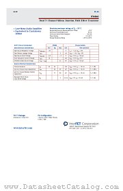 IFN860 datasheet pdf InterFET Corporation