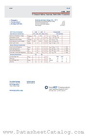 SMPJ108 datasheet pdf InterFET Corporation