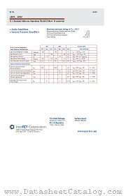 SMPJ202 datasheet pdf InterFET Corporation
