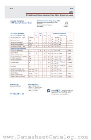 U350 datasheet pdf InterFET Corporation