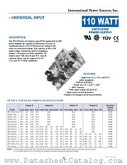 PU110-31A datasheet pdf International Power Sources