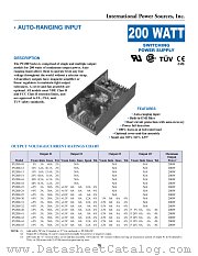 PU200-44B datasheet pdf International Power Sources