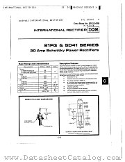 21FQ030 datasheet pdf International Rectifier