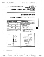 50SQ040 datasheet pdf International Rectifier