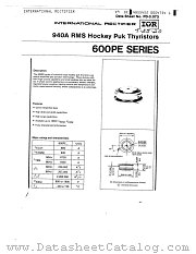 600PE80 datasheet pdf International Rectifier
