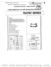 750PEF40 datasheet pdf International Rectifier