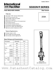 SD203N04S10MC datasheet pdf International Rectifier