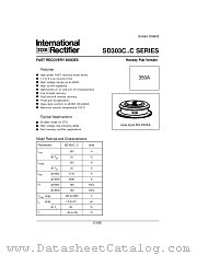 SD303C20S15C datasheet pdf International Rectifier