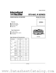 ST2100C34R1 datasheet pdf International Rectifier