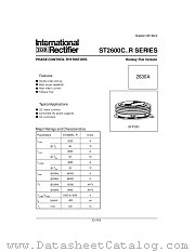 ST2600C20R3L datasheet pdf International Rectifier
