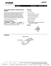 BUZ351 datasheet pdf Intersil