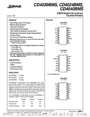 CD4024B datasheet pdf Intersil