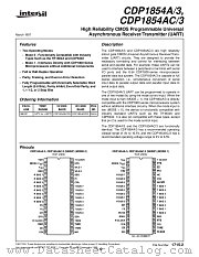 CDP1854A_3 datasheet pdf Intersil