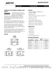 EL5167IC-T7 datasheet pdf Intersil