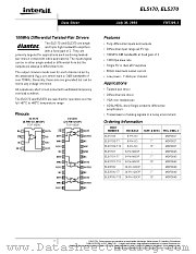 EL5170IU datasheet pdf Intersil