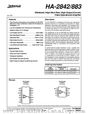 HA-2842_883 datasheet pdf Intersil