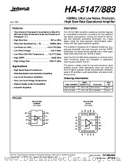 HA-5147_883 datasheet pdf Intersil