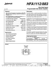 HFA1112_883 datasheet pdf Intersil