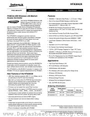 HFA3842AIN datasheet pdf Intersil