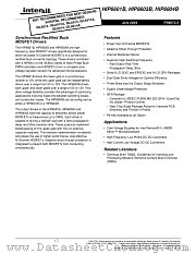 HIP6603BECBZ-T datasheet pdf Intersil