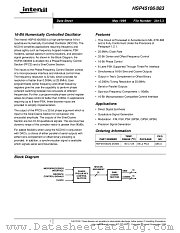 HSP45106_883 datasheet pdf Intersil