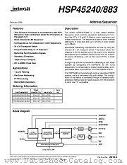 HSP45240_883 datasheet pdf Intersil