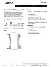 ISL5957IB datasheet pdf Intersil