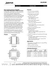 ISL6522BCR datasheet pdf Intersil
