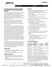ISL6614CBZ-T datasheet pdf Intersil
