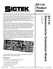 ST-114 datasheet pdf Intersil