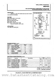 2SD1972 datasheet pdf Isahaya Electronics Corporation