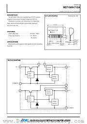 M57184N-715A datasheet pdf Isahaya Electronics Corporation