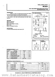 MC2831 datasheet pdf Isahaya Electronics Corporation