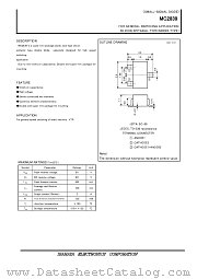 MC2839 datasheet pdf Isahaya Electronics Corporation