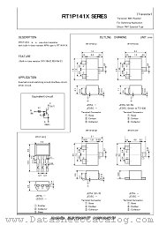 RT1P141MT datasheet pdf Isahaya Electronics Corporation
