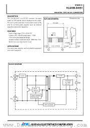 VLA106-24151 datasheet pdf Isahaya Electronics Corporation