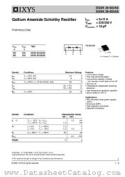 DGSK20-022AS datasheet pdf IXYS
