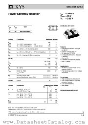 DSS2X61-0045A datasheet pdf IXYS